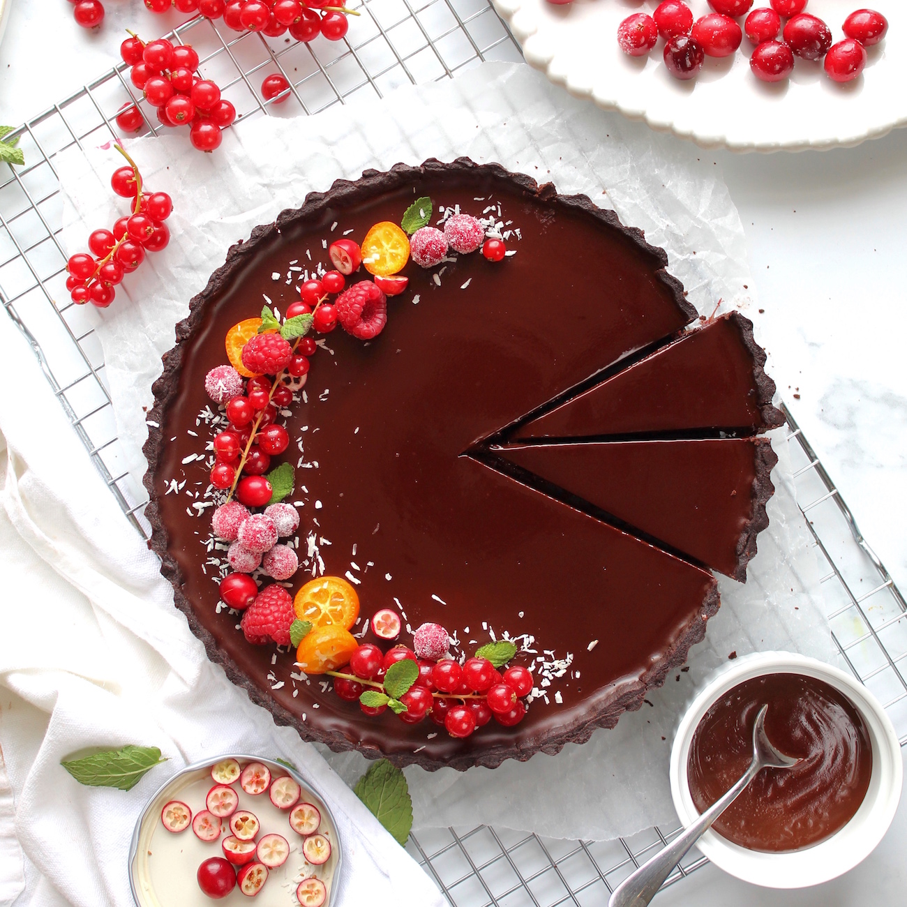 Vegan Chocolate Tart